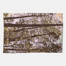 Färg efter träd kökshandduk