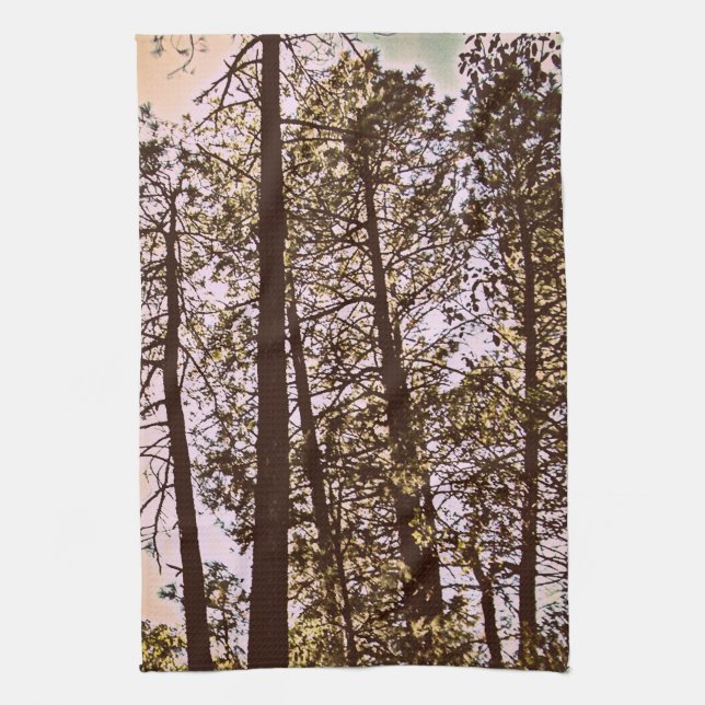 Färg efter träd kökshandduk (Vertikal)
