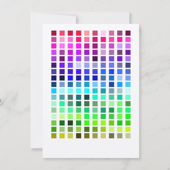 Färg Exempel Inbjudan3 Inbjudningar (Framsida)