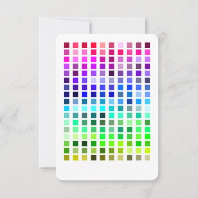 Färg Exempel Inbjudan4 Inbjudningar (Framsida)