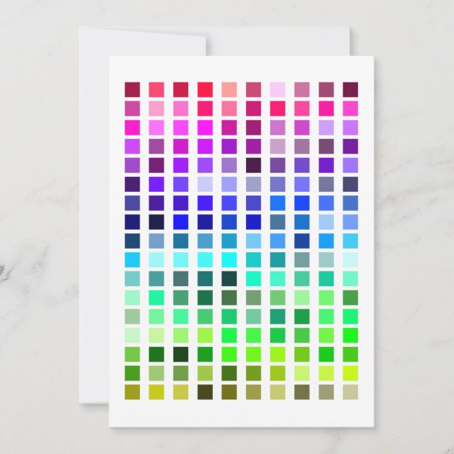 Färg Exempel Inbjudan9 Inbjudningar (Framsida)