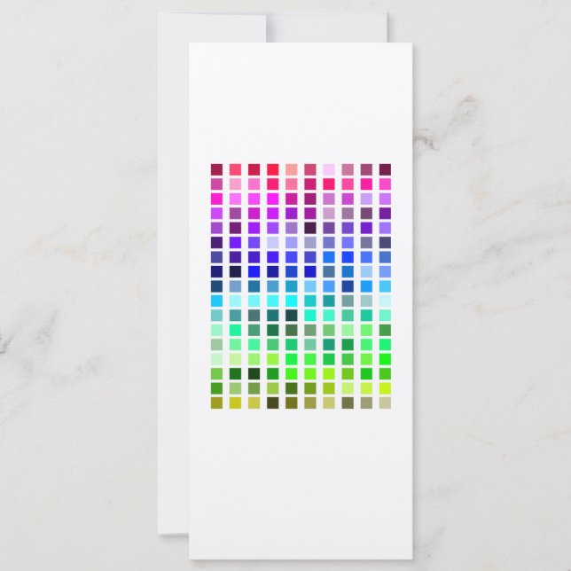 Färg Exempel Inbjudan 7 (Framsida)