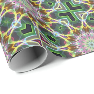 Färg explosion presentpapper
