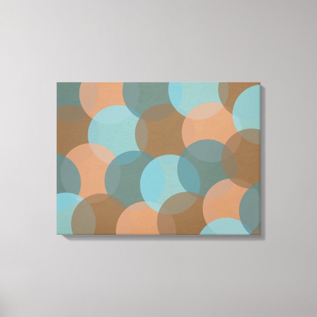 Färg Explosion Wrapped Canvas (palett 2) (Framsida)