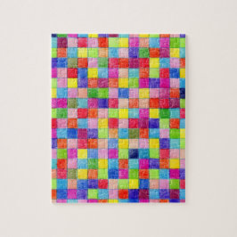 Färg Färgad i Pappra  Mönster Pussel