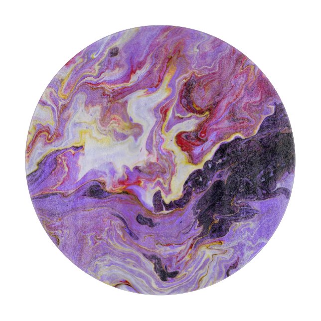 Färg-färgade akrylfärger, abstrakt. (Framsidan)