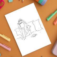 färg, färgning av bok, färgsida