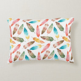 Färg Feathers Prydnadskudde