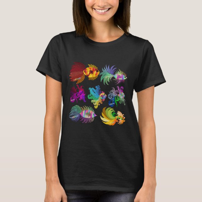Färg Finare efter Heather Nafe Art T Shirt (Framsida)