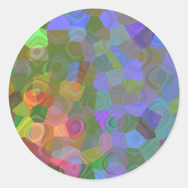 Färg Firande Runt Klistermärke (Framsida)