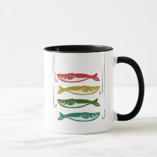Färg Fiskar med fisken Krok Mugg