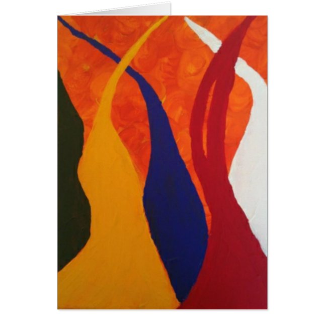 Färg flammar vind OBS kort (Framsidan)