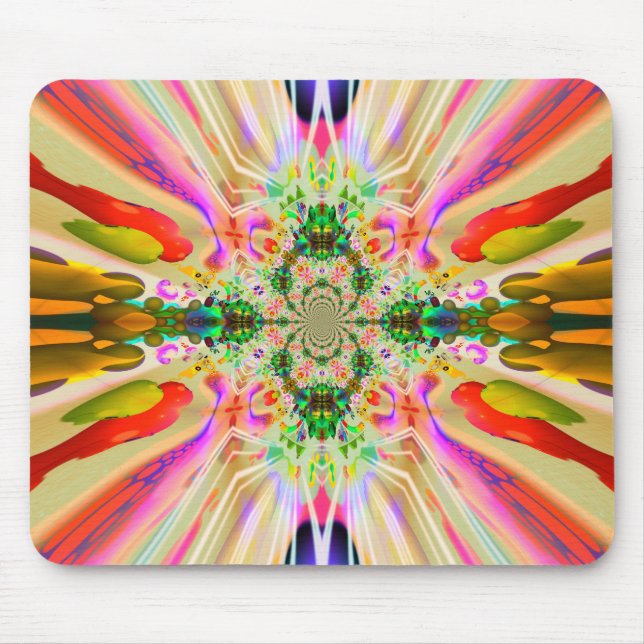 Färg Flares Mousepad Musmatta (Framsidan)
