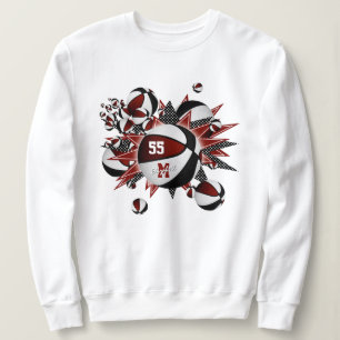 färg-flickornas basketbullar stjärnor t shirt