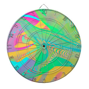 FÄRG FLUO - Fractal Art - Darttavla