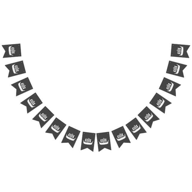 Färg för bakgrund för Viking fraktbarkasser Vimplar (Alla)