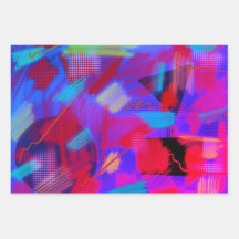 Färg för Bright & Cheerful Abstrakt Digital Art 3