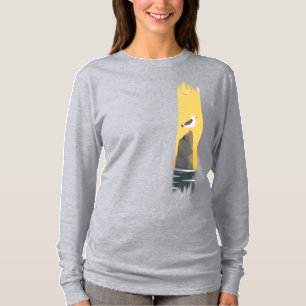 Färg för Fiskmås-pensel T Shirt