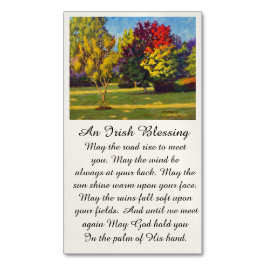 Färg för höstkylskåp magnetiska visitkort