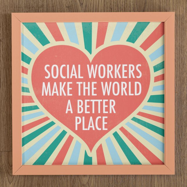 Färg för inspirationerande Social-arbetsoffert Hea Poster (Skapare uppladdad)