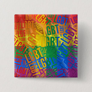FÄRG FÖR LGBT-ORDMÖNSTER - .PNG KNAPP