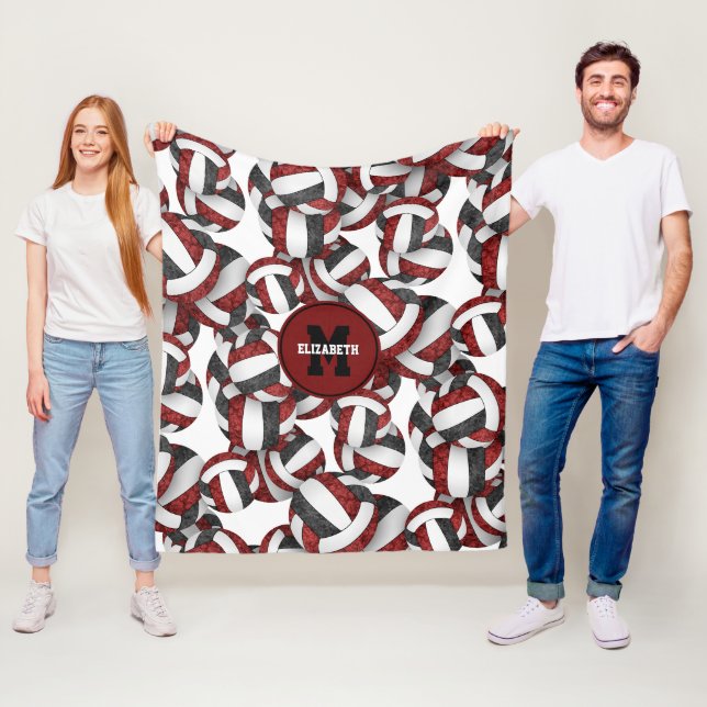 färg för maronsvarta flickor fleecefilt (På plats)