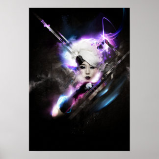 Färg för Mode-utskrift Poster