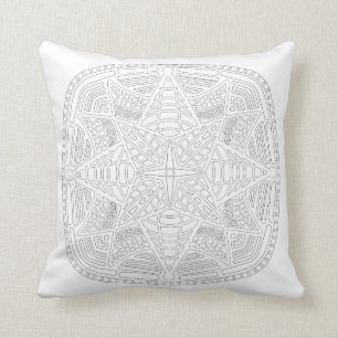 Färg för OrnaMENTALs #0019 Starburst Bling ditt Kudde