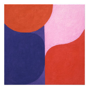 "Färg-förhandling" Färgskapande Abstrakt Art Fototryck