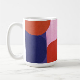 "Färg-förhandling" Färgskapande Abstrakt Art Kaffemugg