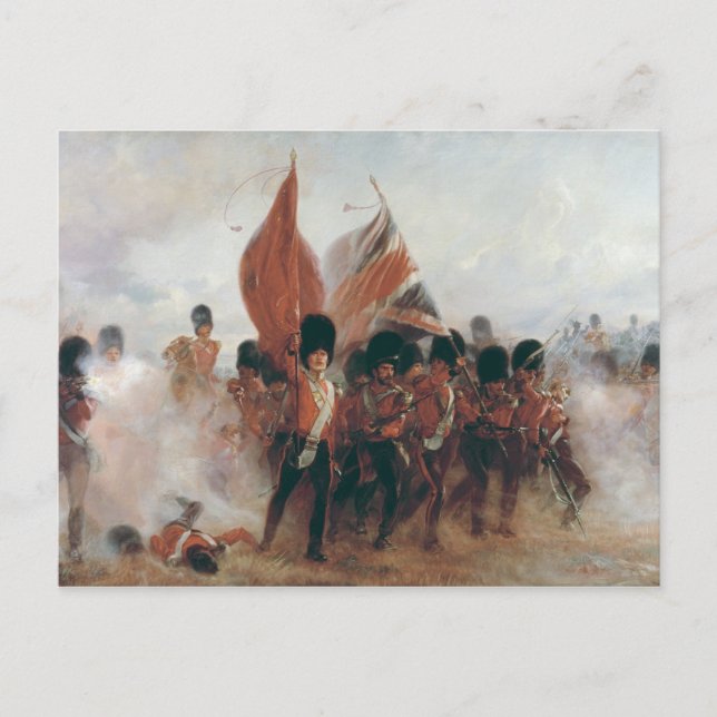 Färg: Framsteg för skottvakten Vykort (Framsida)