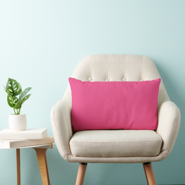 Färg fransk ro shock rosa lumbarkudde (Stol)