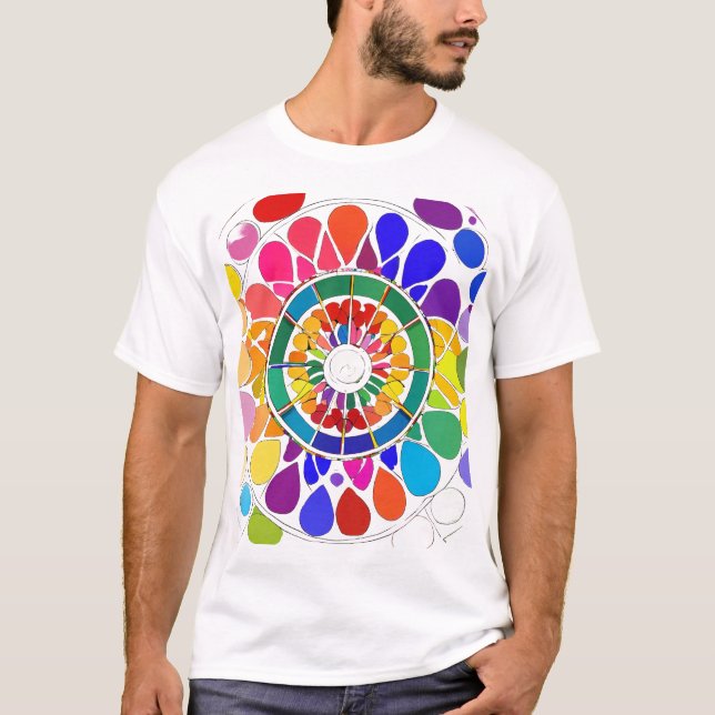 Färg fullt t-shirt (Framsida)