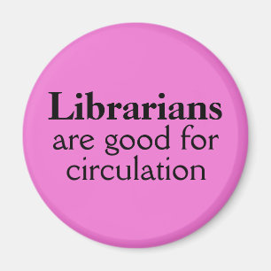 Färg Funny Cirkulation för Bibrarian Magnet Anpass