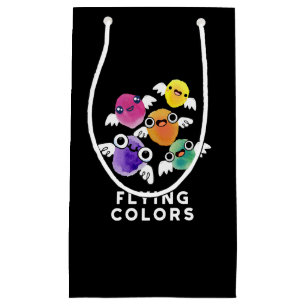 Färg Funny Colorful Vingar Pun Mörk BG
