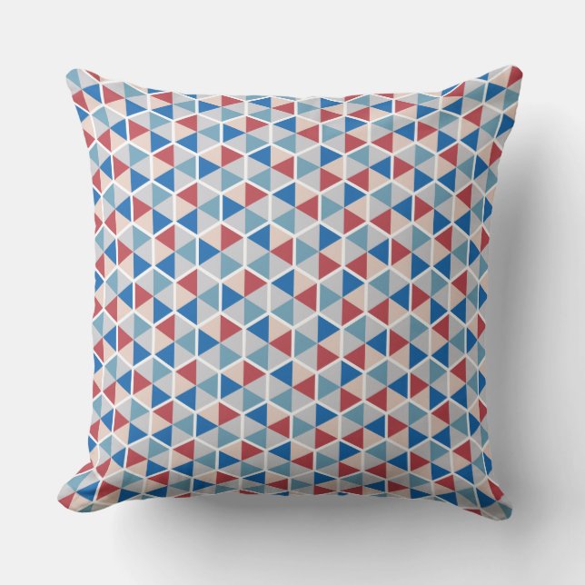 Färg Geometric Honeycomb Mönster 05 Kudde (Framsida)