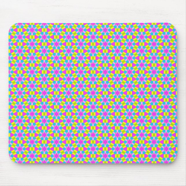 Färg Geometric Mönster Musmatta (Framsidan)