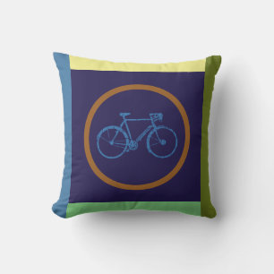 färg geometrisk cykelkudde utomhuskudde
