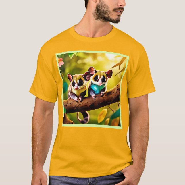 Färg Glider-parsdesign T Shirt (Framsida)