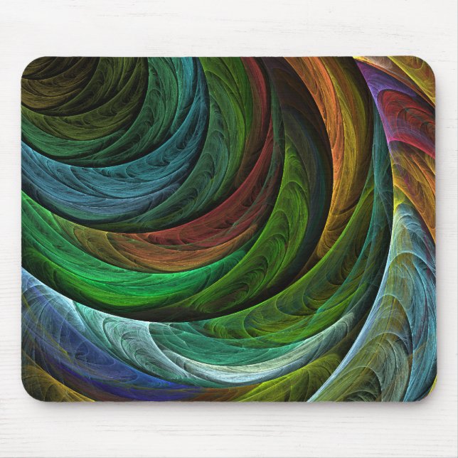 Färg Glory Abstrakt Art Mousepad Musmatta (Framsidan)