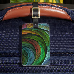 Färg Glory Modern Abstrakt Art Mönster Elegant Bagagebricka