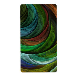 Färg Glory Modern Abstrakt Art Mönster Elegant Fraktsedel