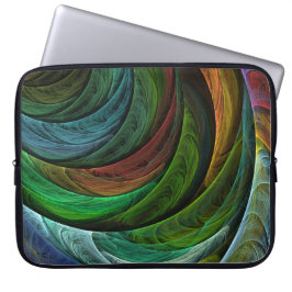 Färg Glory Modern Abstrakt Art Mönster Elegant Laptop Sleeve