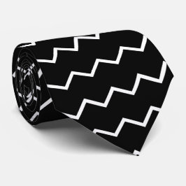 Färg, grafik, svart och vitt slips