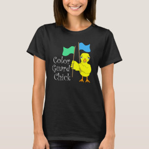Färg Guard Chick Text T Shirt