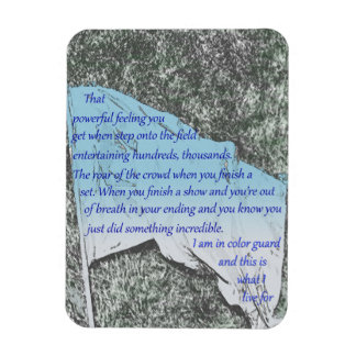 Färg Guard Flagga inspiration Magnet