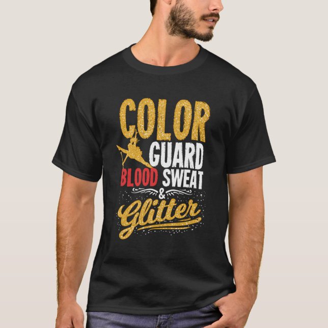 Färg Guard Gift för en Colorguard T Shirt (Framsida)