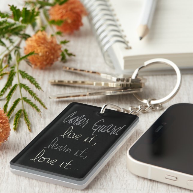 Färg Guard Live IT IT IT IT IT Kärlek IT-nyckelked (Högra Framsidan)