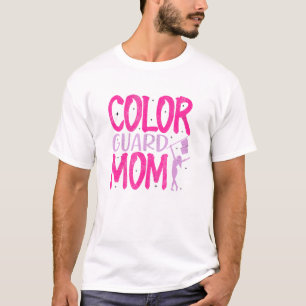 Färg Guard Mamma Marching Band School Mamma Mor T Shirt