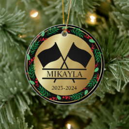 Färg Guard Marching Band jul Ornament